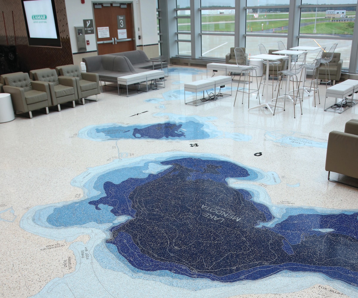 Madison Airport Featured - Wisconsin Terrazzo